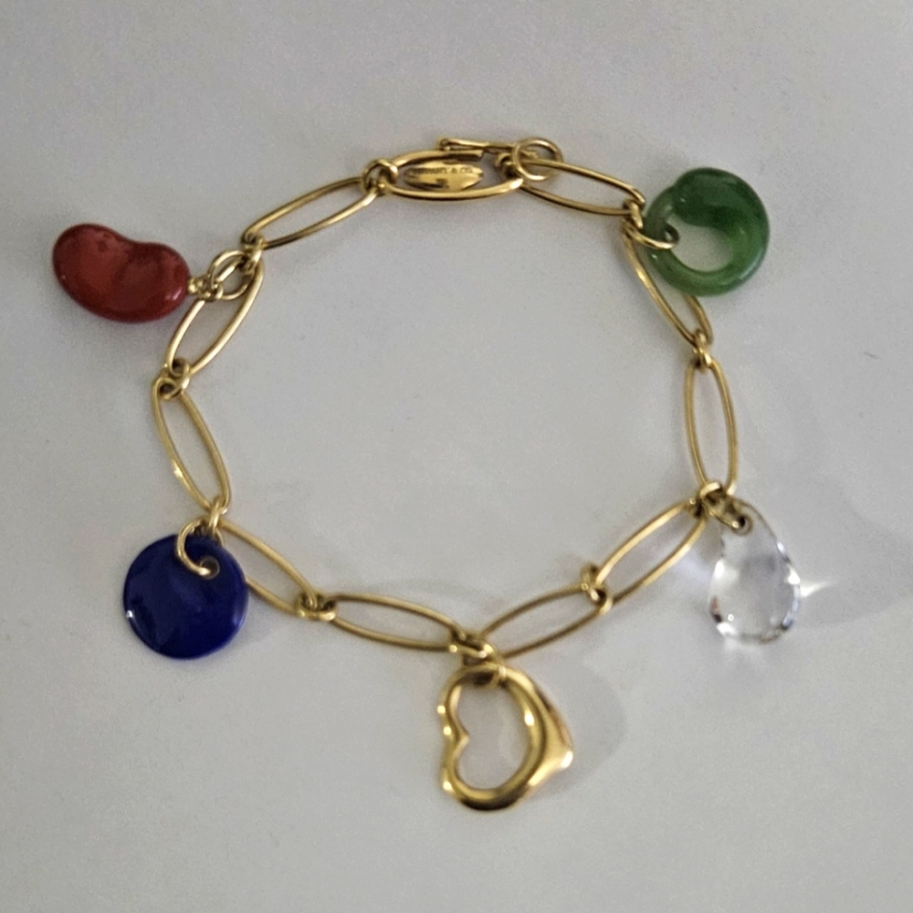 Tiffany & Co. Elsa Peretti 5 Charm Bracelet